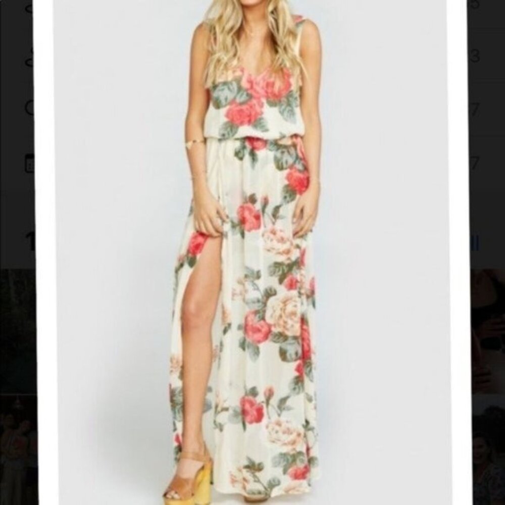 Show Me Your MuMu Kendall Maxi Lady Rose Dress